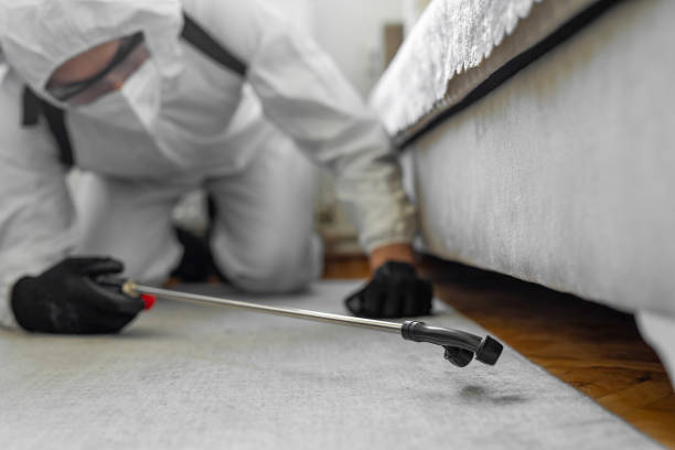 Professional Mosquito Control technician working in Ames, TX
